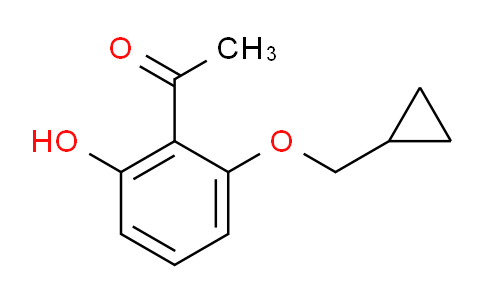1-(2-(Cyclopropylmethoxy)-6-hydroxyphenyl)ethan-1-one