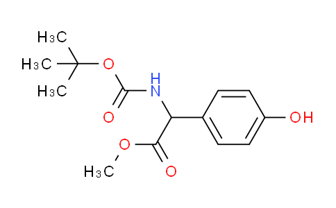 Methyl 2-((tert-butoxycarbonyl)amino)-2-(4-hydroxyphenyl)acetate