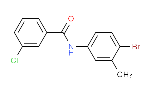N-(4-Bromo-3-methylphenyl)-3-chlorobenzamide