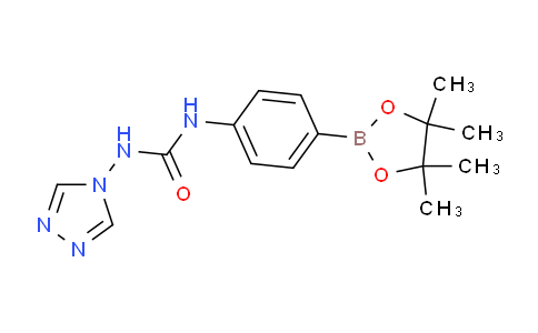 1-(4-(4,4,5,5-tetramethyl-1,3,2-dioxaborolan-2-yl)phenyl)-3-(4H-1,2,4-triazol-4-yl)urea