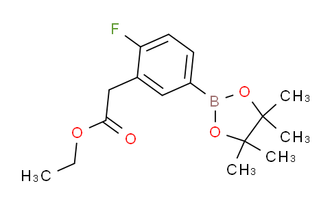 Ethyl 2-(2-fluoro-5-(4,4,5,5-tetramethyl-1,3,2-dioxaborolan-2-yl)phenyl)acetate