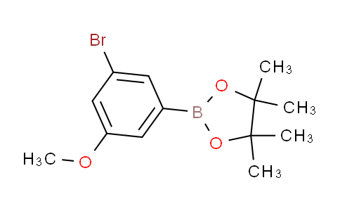 2-(3-Bromo-5-methoxyphenyl)-4,4,5,5-tetramethyl-1,3,2-dioxaborolane