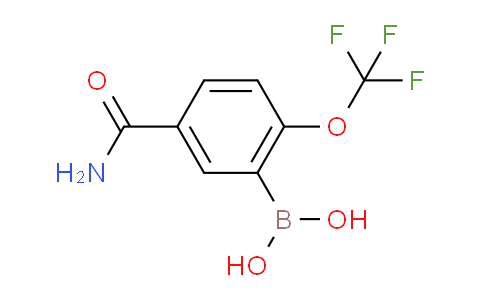 5-Carbamoyl-2-(trifluoromethoxy)phenylboronic acid