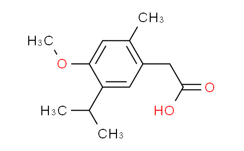 (5-Isopropyl-4-methoxy-2-methylphenyl)acetic acid