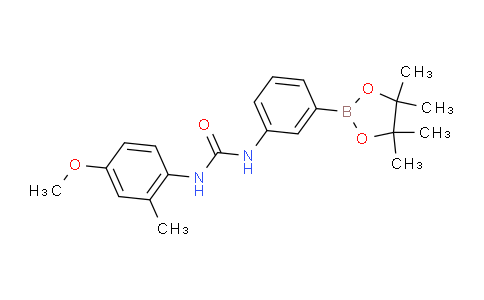 1-(4-Methoxy-2-methylphenyl)-3-[3-(tetramethyl-1,3,2-dioxaborolan-2-yl)phenyl]urea