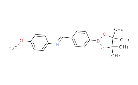 4-((4-Methoxyphenylimino)methyl)phenylboronic acid pinacol ester