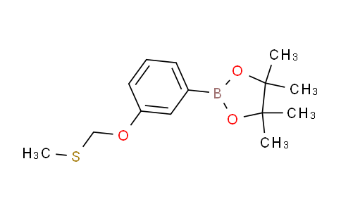 4,4,5,5-Tetramethyl-2-(3-methylsulfanylmethoxy-phenyl)-[1,3,2]dioxaborolane