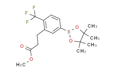 Methyl 3-(5-(4,4,5,5-tetramethyl-1,3,2-dioxaborolan-2-yl)-2-(trifluoromethyl)phenyl)propanoate