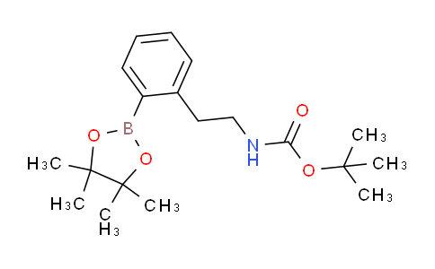 tert-Butyl N-{2-[2-(tetramethyl-1,3,2-dioxaborolan-2-yl)phenyl]ethyl}carbamate