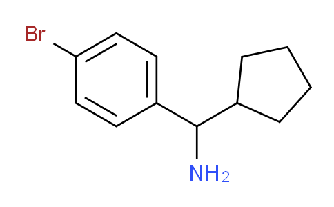 (4-Bromophenyl)(cyclopentyl)methanamine