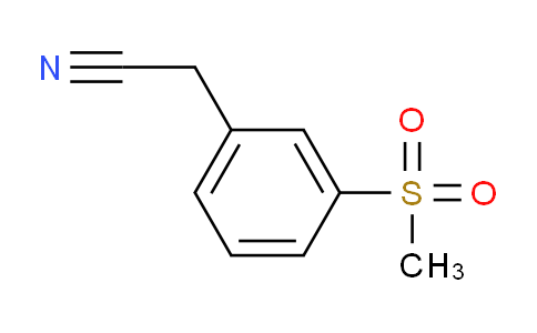 2-(3-Methanesulfonylphenyl)acetonitrile