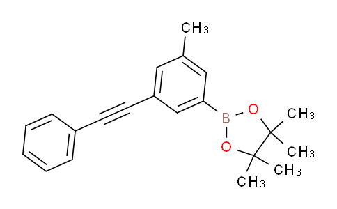 4,4,5,5-Tetramethyl-2-(3-methyl-5-(phenylethynyl)phenyl)-1,3,2-dioxaborolane