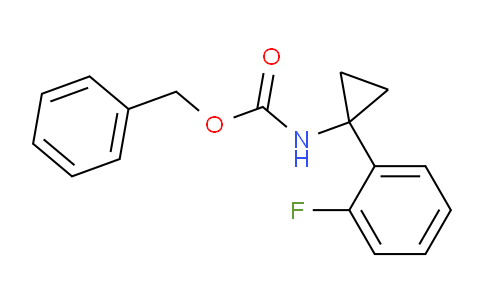 Benzyl N-[1-(2-fluorophenyl)cyclopropyl]carbamate