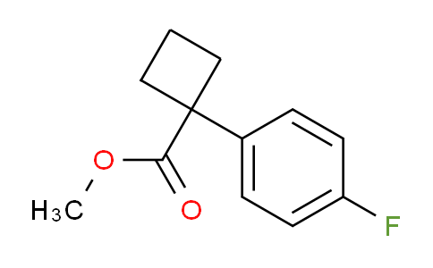 Methyl 1-(4-fluorophenyl)cyclobutane-1-carboxylate
