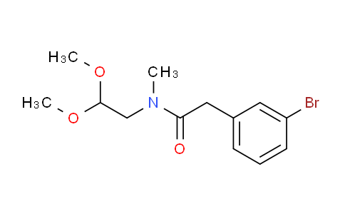 2-(3-Bromo-phenyl)-N-(2,2-dimethoxy-ethyl)-n-methyl-acetamide