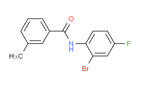 N-(2-Bromo-4-fluorophenyl)-3-methylbenzamide