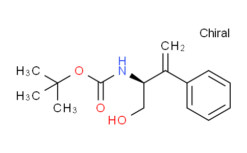 Carbamic acid, [(1s)-1-(hydroxymethyl)-2-phenyl-2-propenyl]-, 1,1-dimethylethyl ester