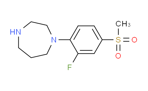 1-[2-Fluoro-4-(methylsulfonyl)phenyl]-1,4-diazepane