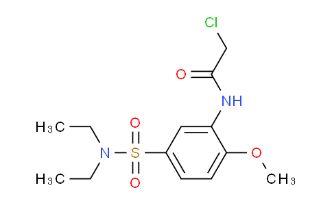2-Chloro-N-(5-[(diethylamino)sulfonyl]-2-methoxyphenyl)acetamide