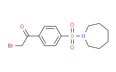 1-[4-(Azepan-1-ylsulfonyl)phenyl]-2-bromoethanone