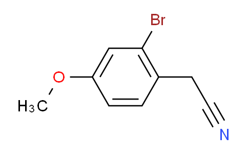 2-(2-bromo-4-methoxyphenyl)acetonitrile