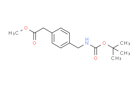 Methyl 2-[4-(([(tert-butoxy)carbonyl]amino)methyl)phenyl]acetate