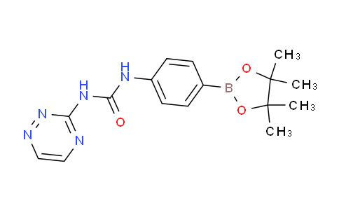 1-(4-(4,4,5,5-Tetramethyl-1,3,2-dioxaborolan-2-yl)phenyl)-3-(1,2,4-triazin-3-yl)urea