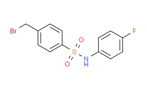 ([4-(Bromomethyl)phenyl]sulfonyl)(4-fluorophenyl)amine