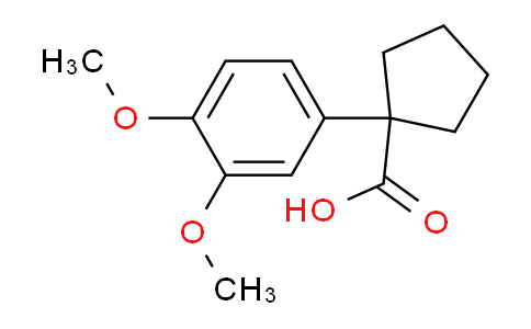 1-(3,4-Dimethoxyphenyl)cyclopentanecarboxylic acid