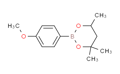 2-(4-Methoxyphenyl)-4,4,6-trimethyl-1,3,2-dioxaborinane