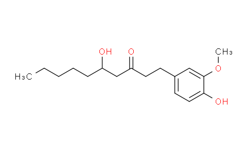 5-Hydroxy-1-(4-hydroxy-3-methoxyphenyl)decan-3-one