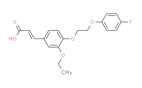 3-(3-Ethoxy-4-[2-(4-fluoro-phenoxy)-ethoxy]-phenyl)-acrylic acid