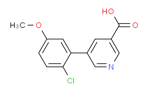 5-(2-Chloro-5-methoxyphenyl)nicotinic acid