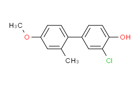 2-Chloro-4-(4-methoxy-2-methylphenyl)phenol