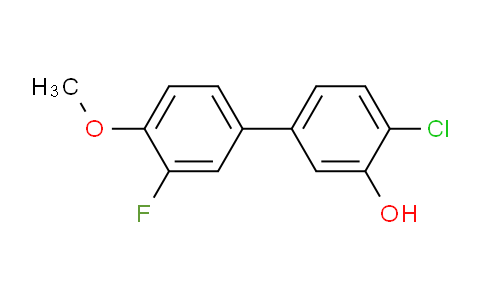 2-Chloro-5-(3-fluoro-4-methoxyphenyl)phenol