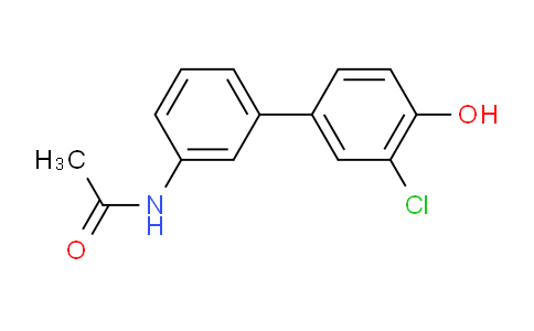 4-(3-Acetylaminophenyl)-2-chlorophenol