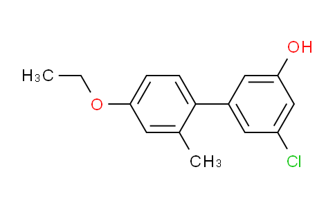 3-Chloro-5-(4-ethoxy-2-methylphenyl)phenol