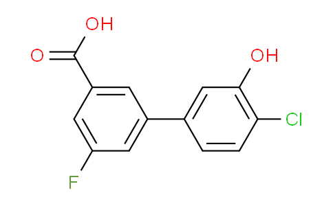 5-(3-Carboxy-5-fluorophenyl)-2-chlorophenol