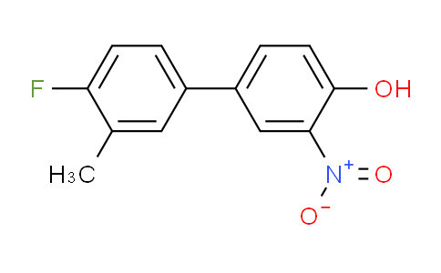 4-(4-Fluoro-3-methylphenyl)-2-nitrophenol
