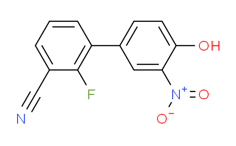 4-(3-Cyano-2-fluorophenyl)-2-nitrophenol