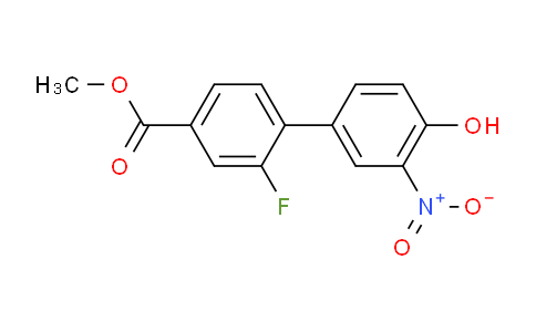 4-(2-Fluoro-4-methoxycarbonylphenyl)-2-nitrophenol