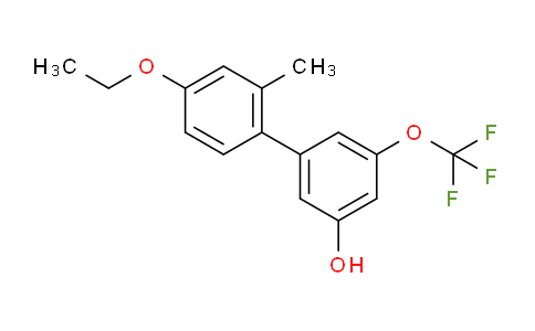 5-(4-Ethoxy-2-methylphenyl)-3-trifluoromethoxyphenol