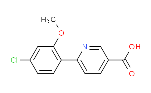 6-(4-Chloro-2-methoxyphenyl)nicotinic acid