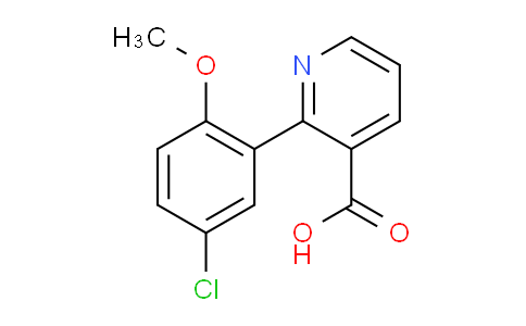 2-(5-Chloro-2-methoxyphenyl)nicotinic acid