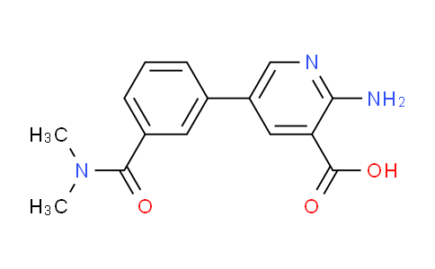 2-Amino-5-[3-(N,N-dimethylaminocarbonyl)phenyl]nicotinic acid