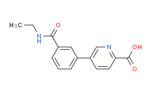 5-[3-(N-Ethylaminocarbonyl)phenyl]picolinic acid