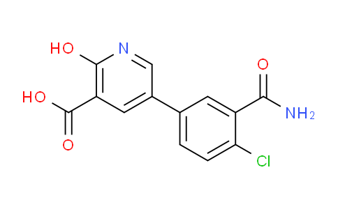 5-(3-Carbamoyl-4-chlorophenyl)-2-hydroxynicotinic acid