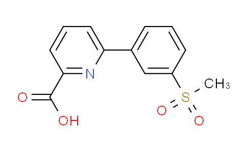 6-(3-Methylsulfonylphenyl)picolinic acid