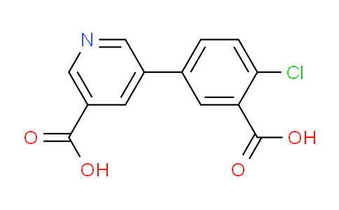 5-(3-Carboxy-4-chlorophenyl)nicotinic acid