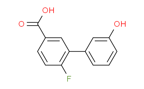 3-(5-Carboxy-2-fluorophenyl)phenol